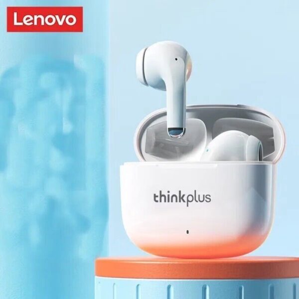 Lenovo Lp40 Pro - Ecouteurs Sans Fil Bluetooth 5.1 Dual Mic - Blanc – Image 4