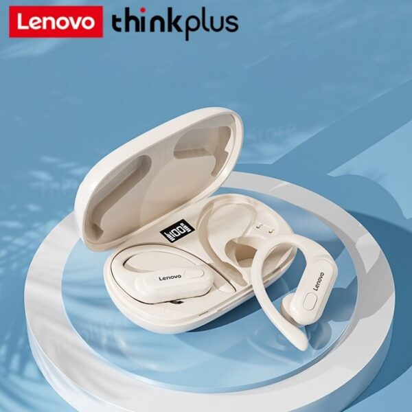 Lenovo XT60B - Écouteurs Bluetooth 5.3 avec 6,5h d'Autonomie - Beige – Image 4