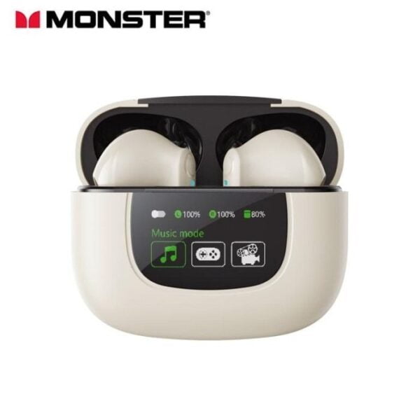 Monster Airmars XKT20 – Ecouteurs Gaming Bluetooth 5.4 - Smart LED avec 3 Modes – Image 3