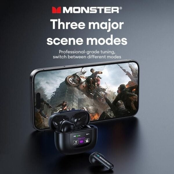 Monster Airmars XKT20 – Ecouteurs Gaming Bluetooth 5.4 - Smart LED avec 3 Modes – Image 6