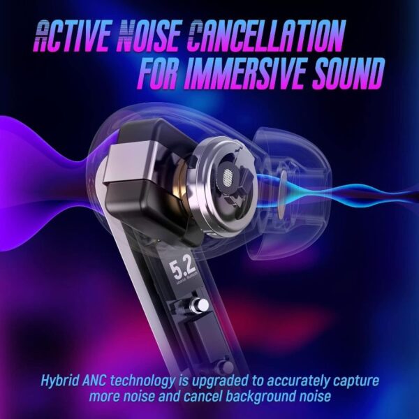 Xiaomi HAYLOU MoriPods ANC - Ecouteurs Bluetooth avec 8h d'Autonomie - Blanc – Image 7