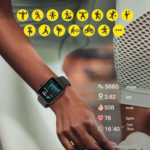 Colmi P71 - Smart Watch Écran HD 1,9" - Noir – Image 3