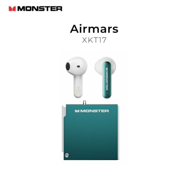 Monster Airmars XKT17 - Écouteurs Gaming Bluetooth 5.3 – Vert – Image 4