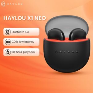 Xiaomi Haylou X1 NEO - Ecouteurs Bluetooth 5.3 Gaming - Noir
