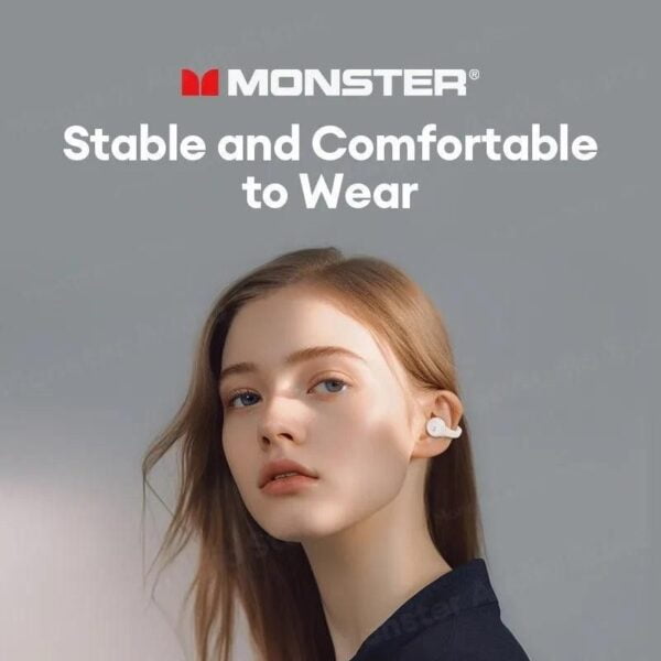 Monster Airmars XKT21 – Ecouteurs Gaming Bluetooth 5.3 - Double Mode - Blanc – Image 4