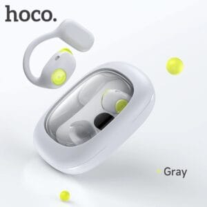 Hoco EA1 Spectrum - Ecouteurs Bluetooth 5.3 - 10h d'Autonomie Non-Stop - Gris