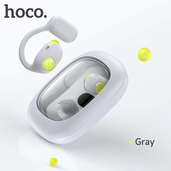 Hoco EA1 Spectrum - Ecouteurs Bluetooth 5.3 - 10h d'Autonomie Non-Stop - Gris