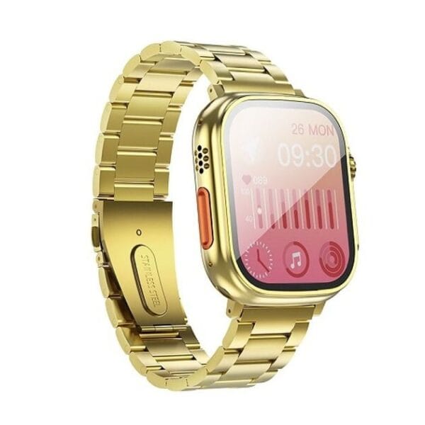 Hoco Y12 Ultra Golden Edition - Smart Watch 2.1" pouces + Bracelet Noir Inclus – Image 3