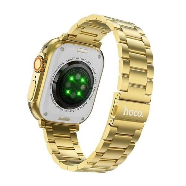 Hoco Y12 Ultra Golden Edition - Smart Watch 2.1" pouces + Bracelet Noir Inclus – Image 6