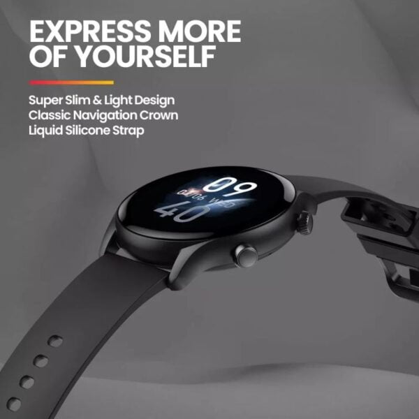 ZEBLAZE BTALK 3 PLUS - SmartWatch Bluetooth 5.2 Ecran HD 1,39" Incurvé - Noir – Image 2