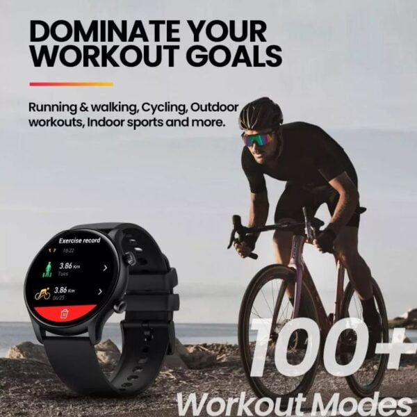 ZEBLAZE BTALK 3 PLUS - SmartWatch Bluetooth 5.2 Ecran HD 1,39" Incurvé - Noir – Image 3