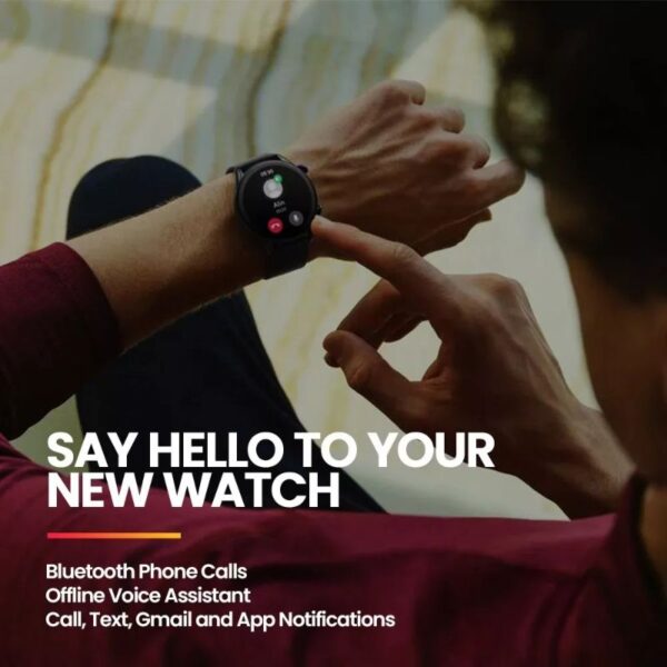 ZEBLAZE BTALK 3 PLUS - SmartWatch Bluetooth 5.2 Ecran HD 1,39" Incurvé - Noir – Image 4