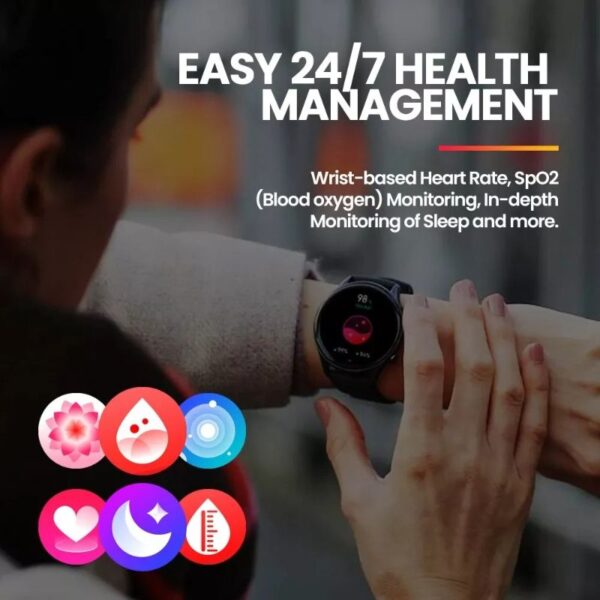 ZEBLAZE BTALK 3 PLUS - SmartWatch Bluetooth 5.2 Ecran HD 1,39" Incurvé - Noir – Image 5