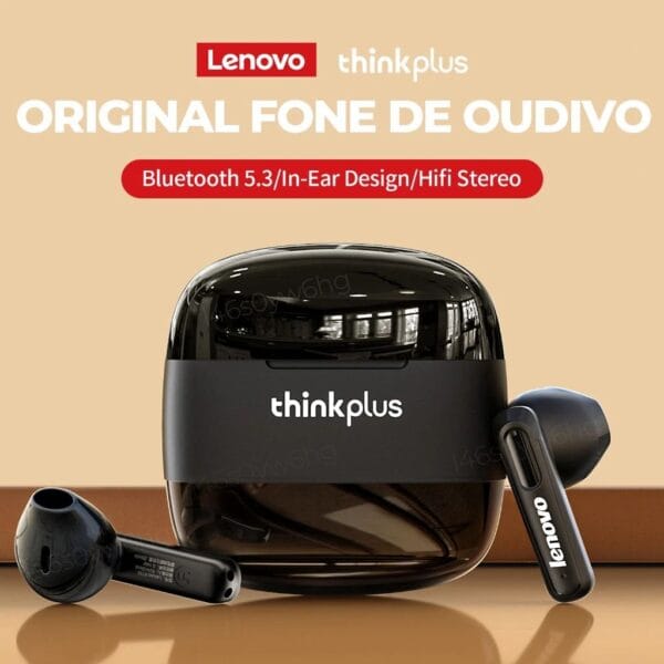 Lenovo XT98 - Ecouteurs Bluetooth 5.3 - Noir – Image 2