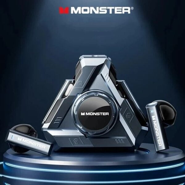 Monster Airmars XKT22 - Ecouteurs Gaming Bluetooth 5.4 with ANC - Chrome – Image 6