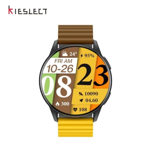 Kieslect K11 Pro By Xiaomi - Smart Watch 1,43" Ultra Amoled - Café-Jaune / Noir – Image 9