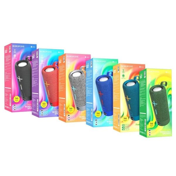 BOROFONE BR19 Euphony - Haut-parleur Bluetooth, carte TF, USB, TWS - Vert – Image 7