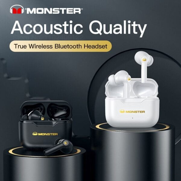 Monster Airmars XKT02 – Ecouteurs Gaming Bluetooth – Dual Modes / MEMS Calls – Image 5