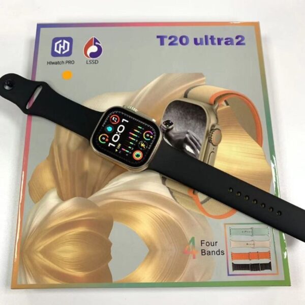 T20 ULTRA2 - SmartWatch Bluetooth Ecran IPS 2,3" avec 4 Bracelets – Image 5