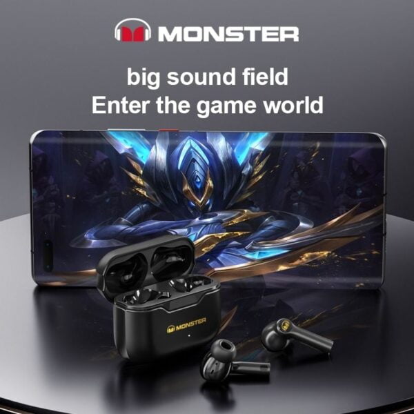 Monster Airmars XKT02 – Ecouteurs Gaming Bluetooth – Dual Modes / MEMS Calls – Image 2