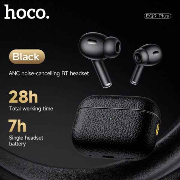 Hoco EQ9 Plus [ ANC ] - Ecouteurs Bluetooth 5.3 avec Haut-parleur