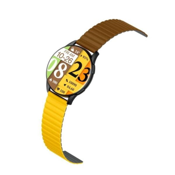 Kieslect K11 Pro By Xiaomi - Smart Watch 1,43" Ultra Amoled - Café-Jaune / Noir – Image 8