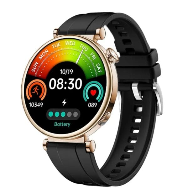 HainoTeko RW43 - Smartwatch avec 3 Bracelets + Bracelet Gold pour Femmes – Image 6