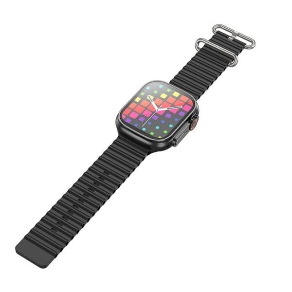 Hoco. Y12 Ultra - Smartwatch Bluetooth Écran HD 1,96" - Noir – Image 2