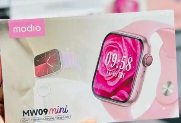 Modio MW09 Mini - Smartwatch Bluetooth pour Femmes - Rose – Image 4