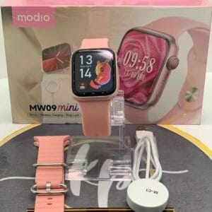 Modio MW09 Mini - Smartwatch Bluetooth pour Femmes - Rose