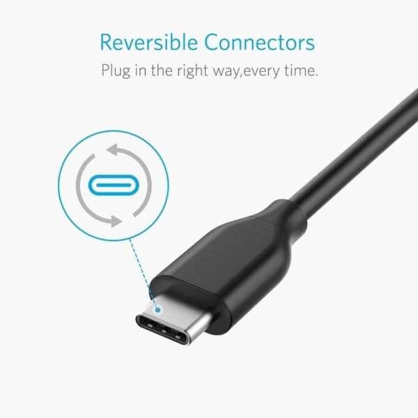 Anker PowerLine - Câble de Charge USB 3.0 vers USB-C (0,9m) – Image 5