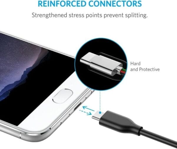 Anker PowerLine - Câble de Charge USB 3.0 vers USB-C (0,9m) – Image 6
