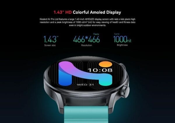 KiESLECT KR PRO LTD By Xiaomi - Smart Calling Watch 1.43'' HD AMOLED – Image 35