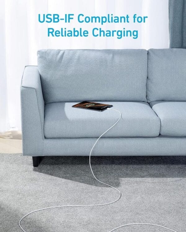 Anker 310 - Câble USB-C vers USB-C (0,9m) 60W (3A) – Image 2