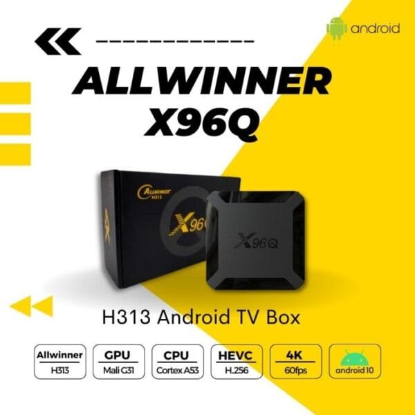 Mini Smart TV Box X96Q 4K Android – Image 3