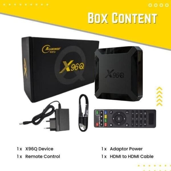 Mini Smart TV Box X96Q 4K Android – Image 8