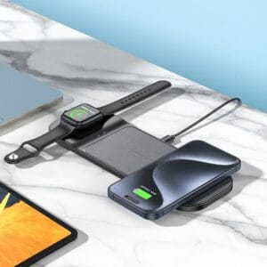 Hoco « CQ5 Step » Station de Charge sans fil 3 en 1 - 22,5 W Total Output