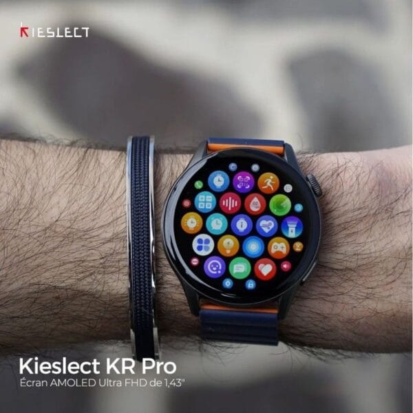 Kieslect KR PRO By Xiaomi - Smart Calling Watch Écran AMOLED Ultra HD de 1,43 pouces – Image 9