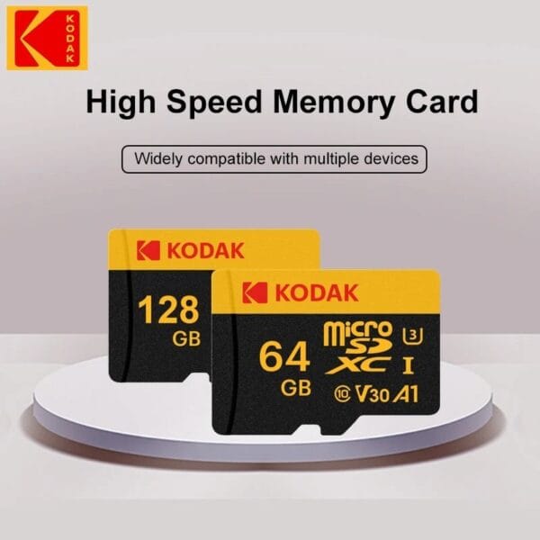 Carte Mémoire Kodak microSD UHS-I U3 V30 A1 Class 10 – 4K Ultra HD – Image 5