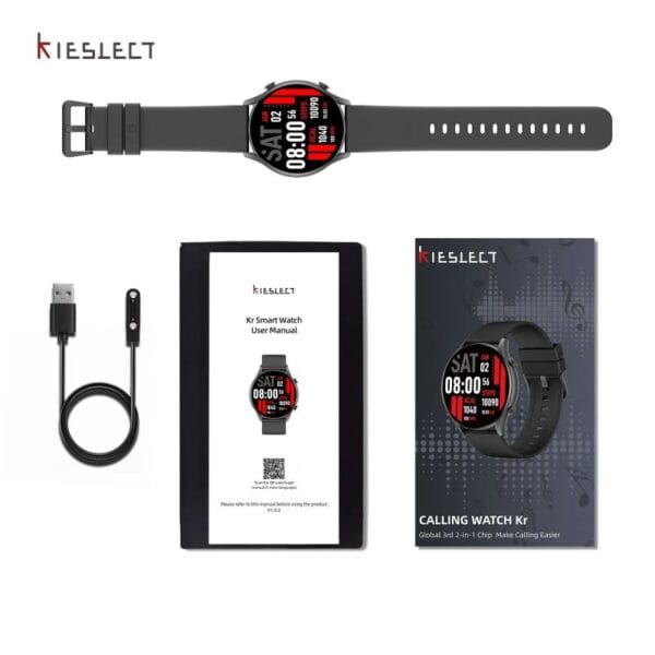 Xiaomi Kieslect KR - Smartwatch Bluetooth Ecran 1.32" Semi-AMOLED - Noir – Image 24
