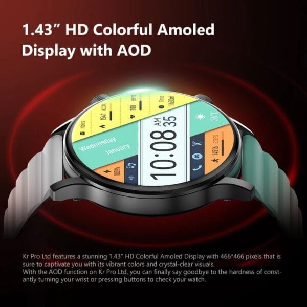 KiESLECT KR PRO LTD By Xiaomi - Smart Calling Watch 1.43'' HD AMOLED – Image 19