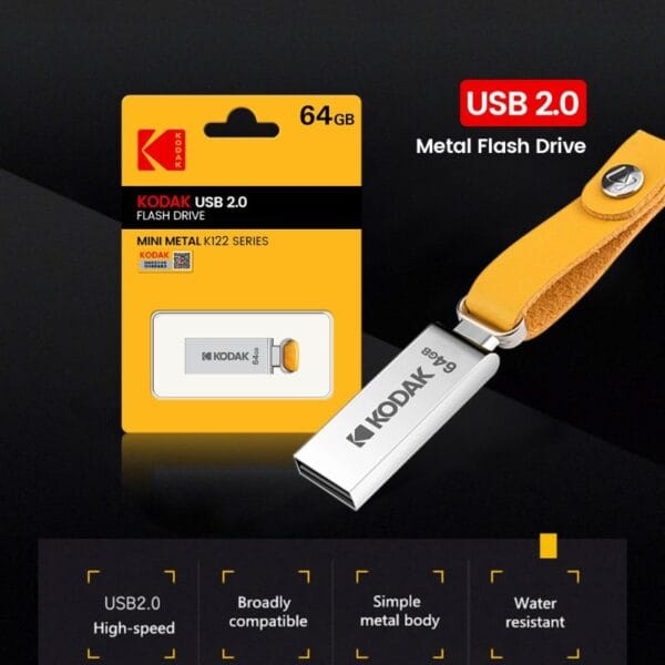 Pack Kodak K122 – Clé USB 64GB + Adaptateur OTG USB Type-C – Image 7