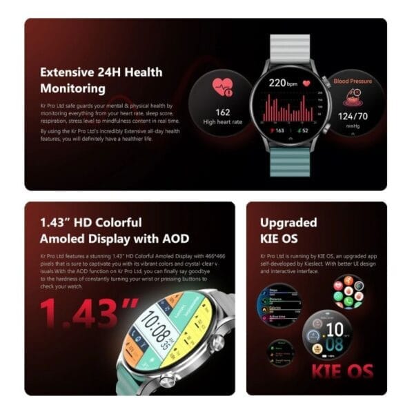 KiESLECT KR PRO LTD By Xiaomi - Smart Calling Watch 1.43'' HD AMOLED – Image 18