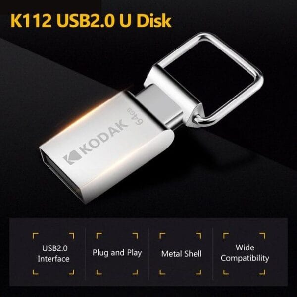 Kodak K112 – Clé USB en Métal de 64GB – Image 3