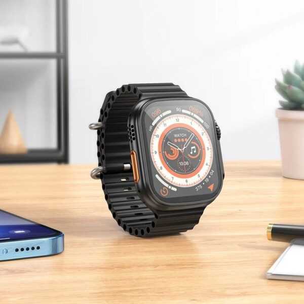 Hoco. Y12 Ultra - Smartwatch Bluetooth Écran HD 1,96" - Noir