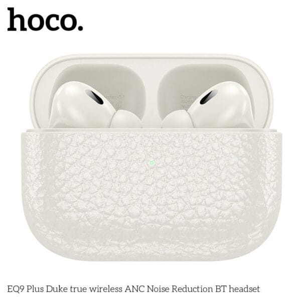 Hoco EQ9 Plus [ ANC ] - Ecouteurs Bluetooth 5.3 avec Haut-parleur - Blanc – Image 5