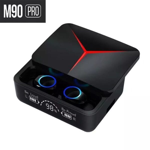 M90 PRO with ENC - Écouteurs Bluetooth 5.3 avec Power Bank