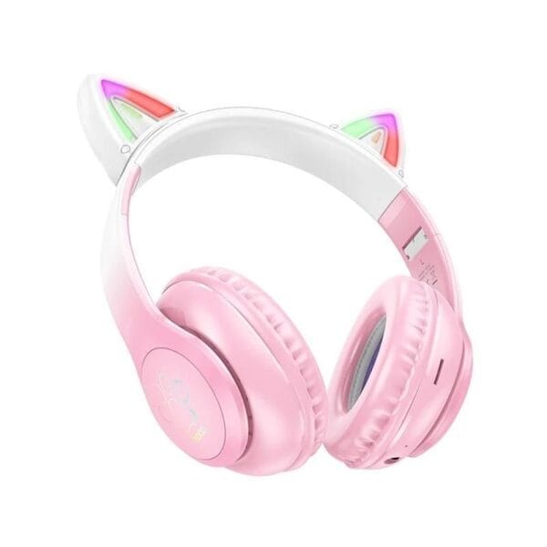 Hoco W42 Cat Ears - Casque Bluetooth 5.3 avec Oreilles de chats – Image 4