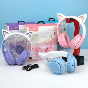 Hoco W42 Cat Ears - Casque Bluetooth 5.3 avec Oreilles de chats