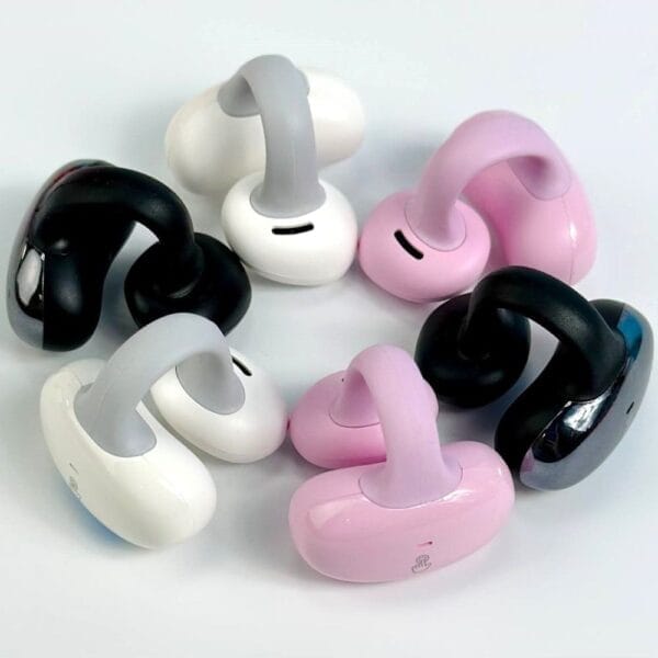 Hoco. Ew57 EAR-CLIP - Ecouteurs Bluetooth 11heures d'Autonomie Non-Stop - Rose – Image 6